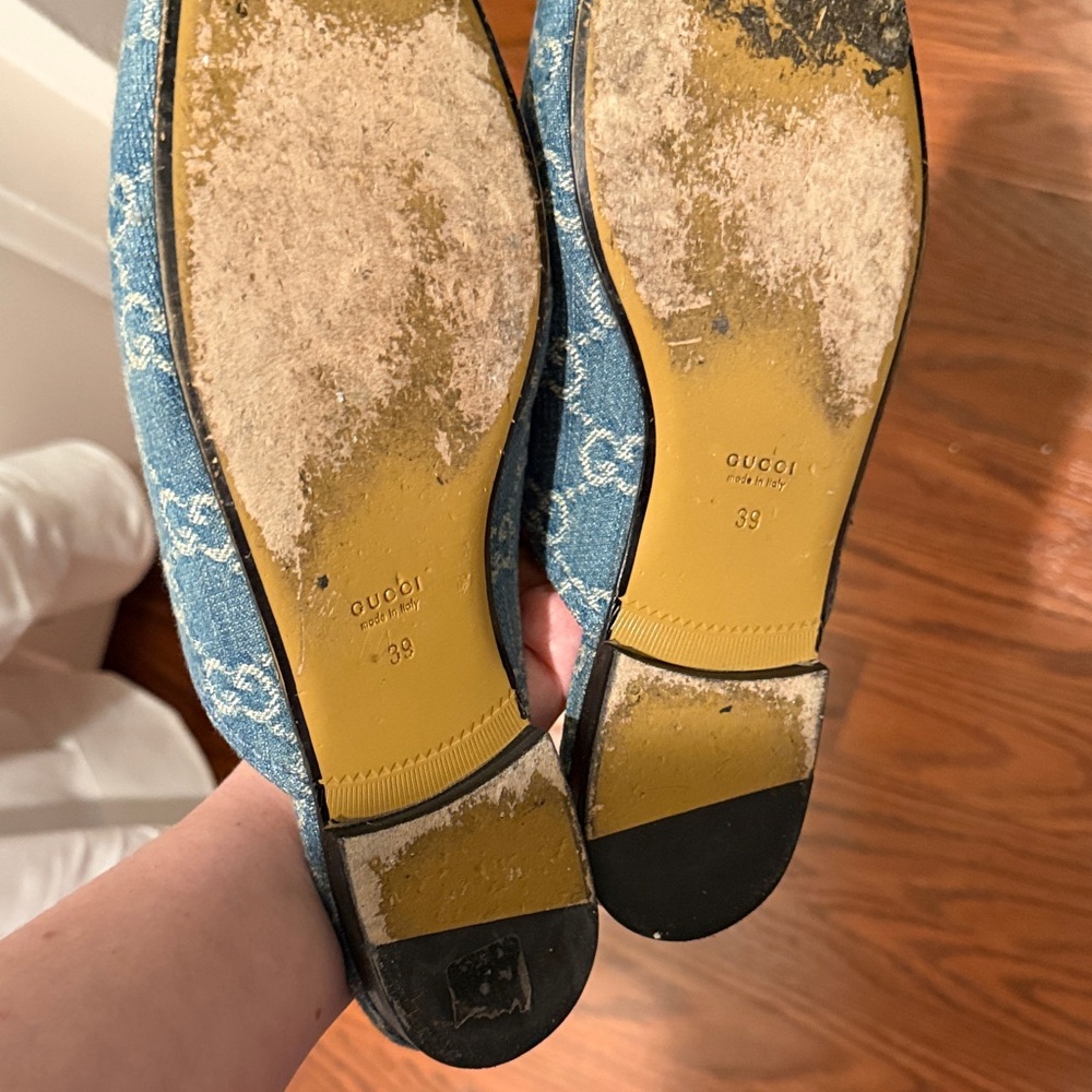 Gucci Denim Blue Women's Mules - Picture 3 of 4